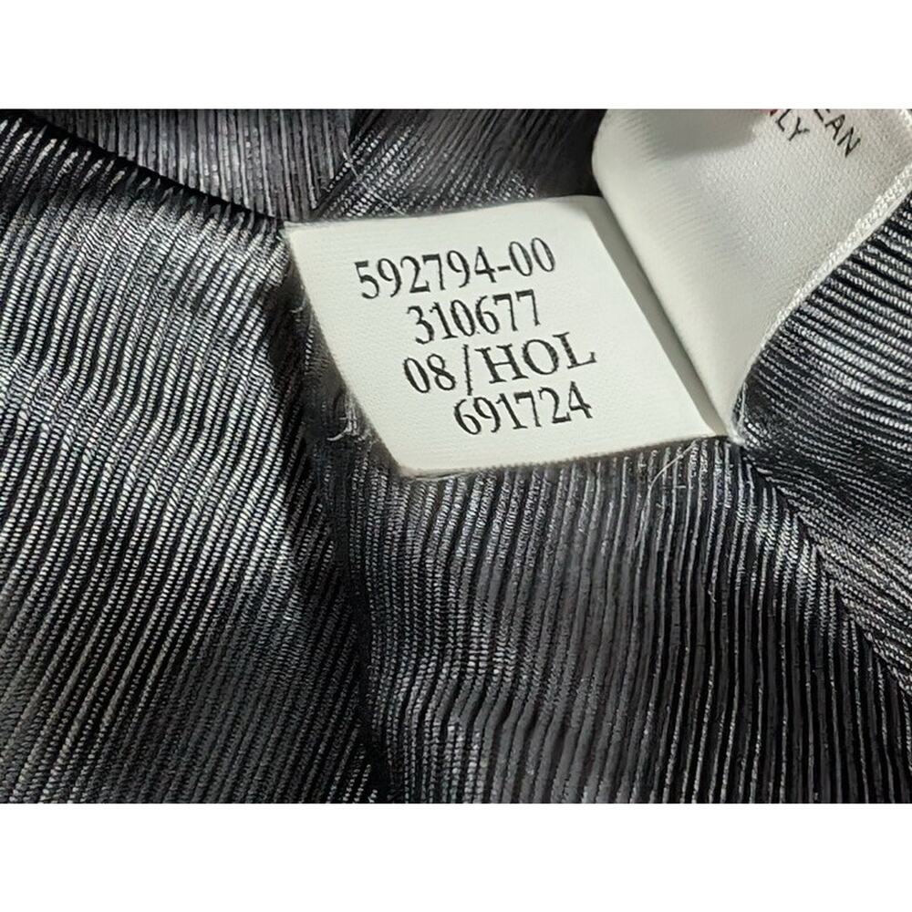 Vintage Y2K Coat Banana Republic Gray Wool Blend Belted Women's Size M Old Money - Picture 9 of 9